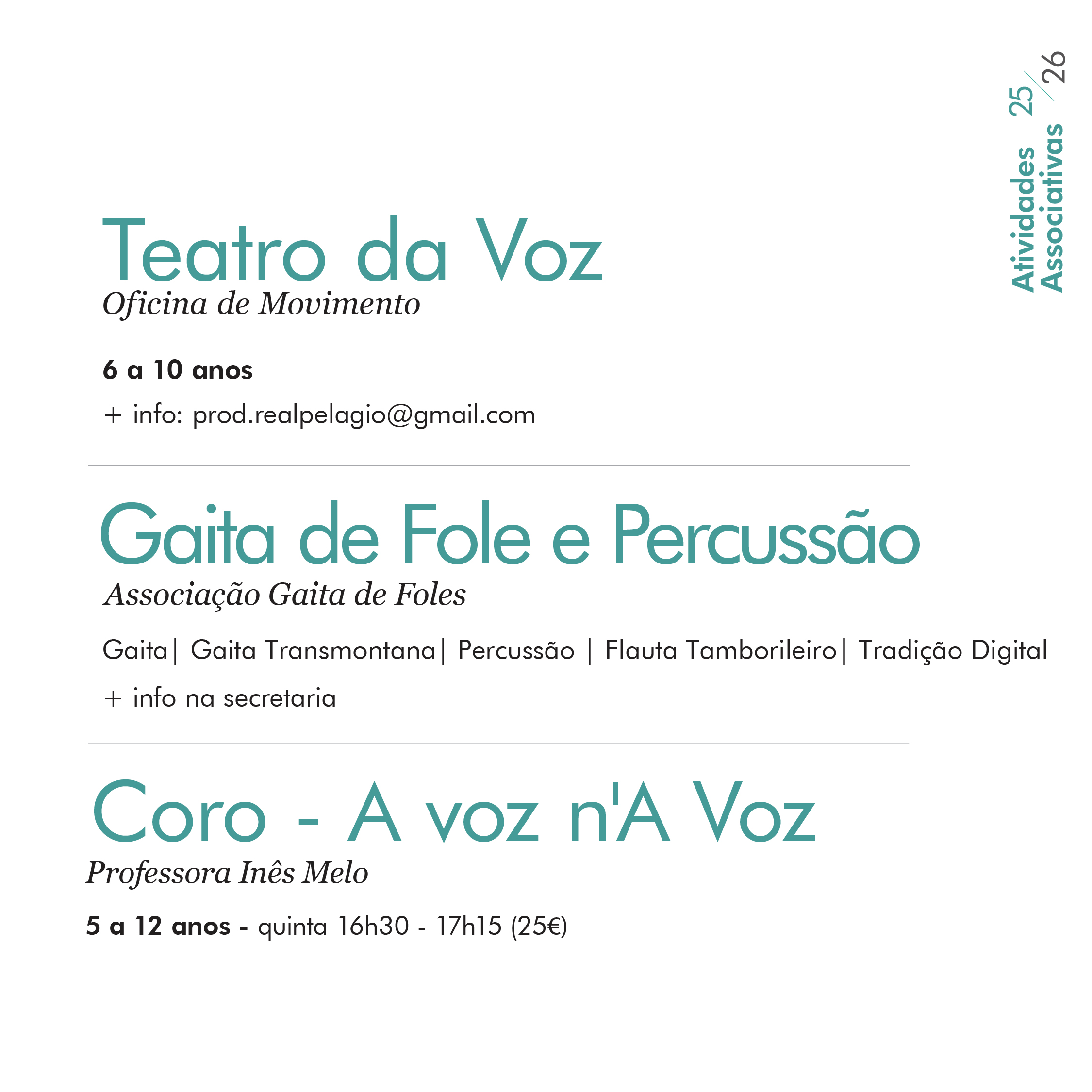 atividades associativas 24 25 06 07